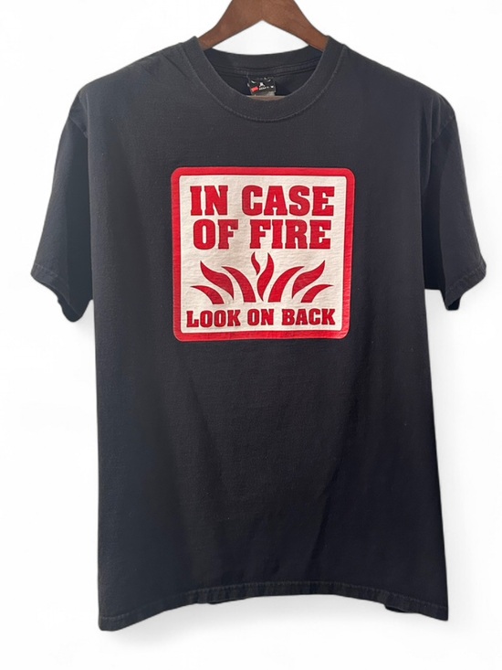 Other - In Case of Fire Y2K Funny Graphic T-Shirt Size Men’s Large